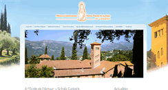 Desktop Screenshot of abbayenotredamedelapaix.fr
